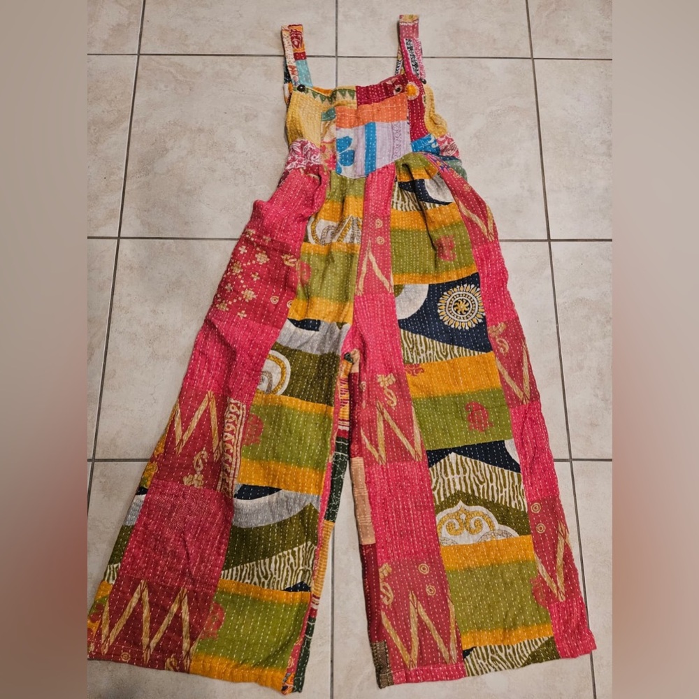 Overall patchwork multicolor - image 1